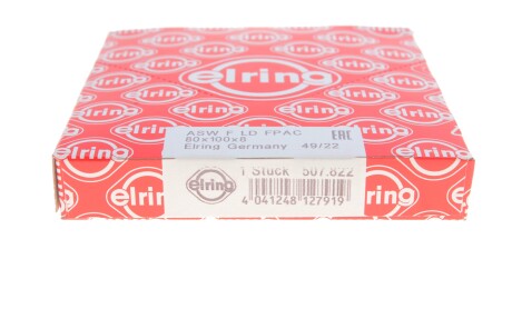 Фото 4 - Сальник колінвала ELRING 507.822 (507822)