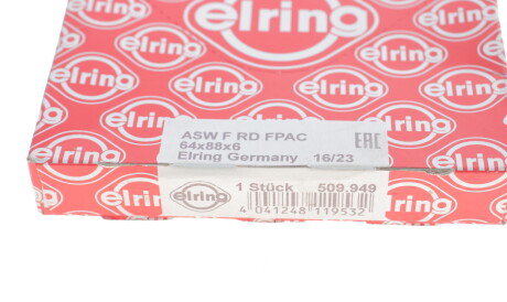 Фото 2 - Сальник колінвала ELRING 509.949 (509949)