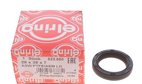 Фото 2 - Сальник распредвала ELRING 523.650 (523650)