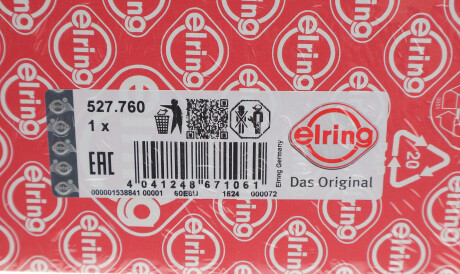 Фото 2 - Прокладка ГБЦ головки блока ELRING 527.760 (527760)