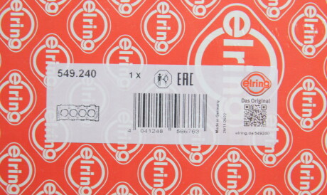 Фото 2 - Прокладка ГБК блока циліндрів ELRING 549.240 (549240)