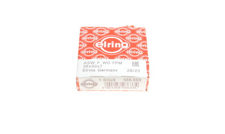 Фото 3 - Сальник колінвала ELRING 586.668 (586668)