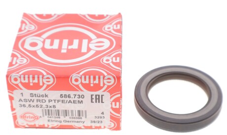 Фото 2 - Сальник коленвала ELRING 586.730 (586730)