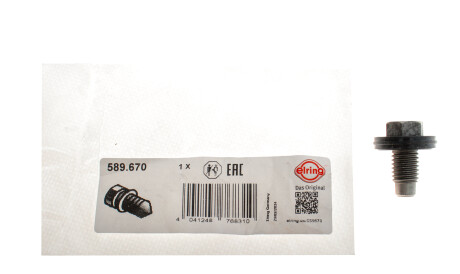 Фото 2 - Пробка масляного піддону ELRING 589670