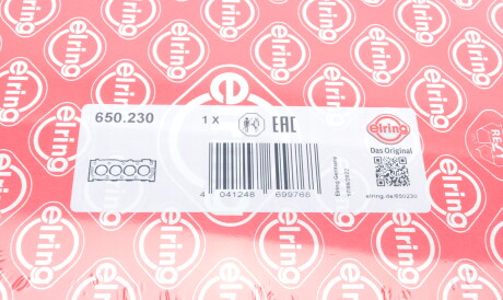 Фото 2 - Прокладка ГБЦ головки блока ELRING 650.230 (650230)