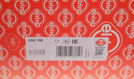 Фото 2 - Прокладка ГБЦ головки блока ELRING 658.190 (658190)