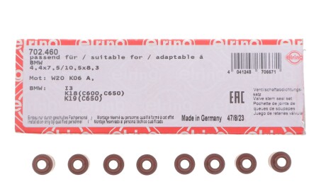 Фото 2 - Сальники клапанов ELRING 702.460 (702460)