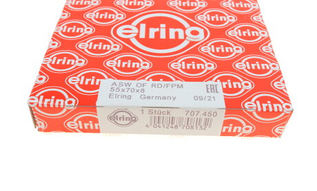 Фото 4 - Сальник колінвала ELRING 707.450 (707450)