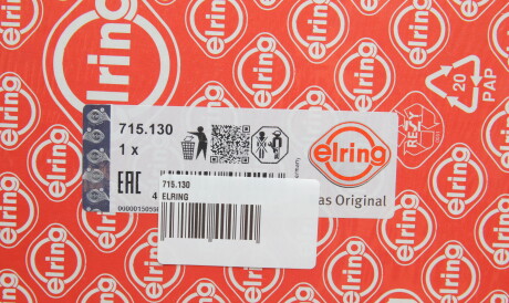 Фото 2 - Прокладка ГБК блока циліндрів ELRING 715.130 (715130)