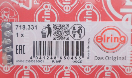 Фото 2 - Прокладка ГБЦ головки блока ELRING 718.331 (718331)