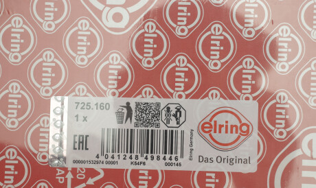 Фото 2 - Прокладка ГБК блока циліндрів ELRING 725.160 (725160)