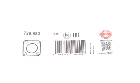 Фото 2 - Прокладка впускного колектора ELRING 729.980
