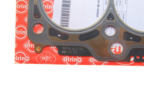 Фото 2 - Прокладка ГБК блока циліндрів ELRING 732.311