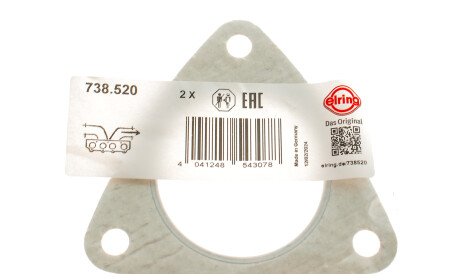 Фото 2 - Прокладка выхлопной системы ELRING 738.520 (738520)