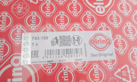 Фото 2 - Прокладка ГБК блока циліндрів ELRING 743.150 (743150)