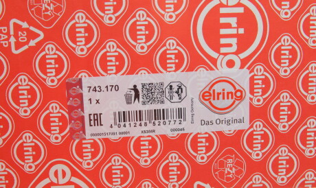 Фото 2 - Прокладка ГБК блока циліндрів ELRING 743.170 (743170)