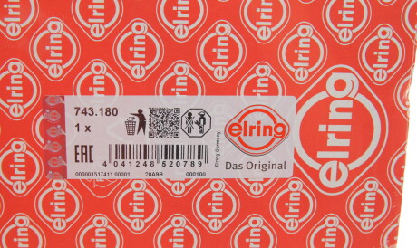 Фото 2 - Прокладка ГБК блока циліндрів ELRING 743.180 (743180)