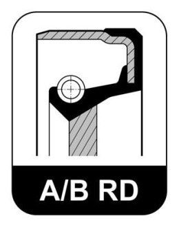 Сальник хвостовика редуктора Mercedes Benz W116/123/126 72-91 - (0029972147, 0149974947, 0209972147) ELRING 745.720