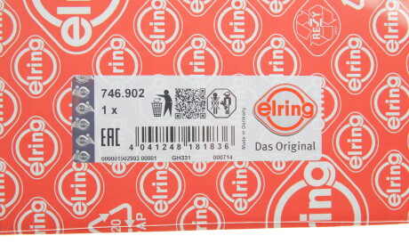 Фото 2 - Прокладка ГБЦ головки блока ELRING 746.902 (746902)