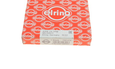 Фото 3 - Сальник колінвала ELRING 750.476 (750476)