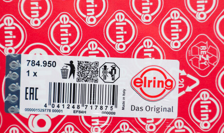 Фото 2 - Прокладка ГБЦ головки блока ELRING 784.950