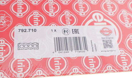 Фото 2 - Прокладка ГБЦ головки блока ELRING 792.710 (792710)