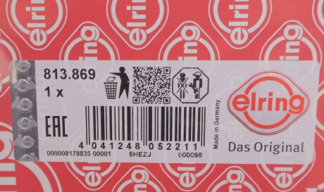 Фото 2 - Комплект прокладок ELRING 813.869 (813869)