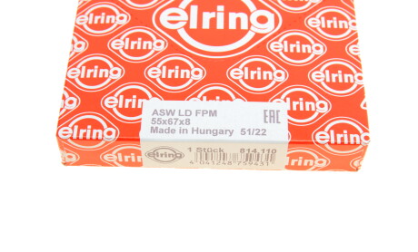 Фото 5 - Сальник распредвала ELRING 814.110 (814110)