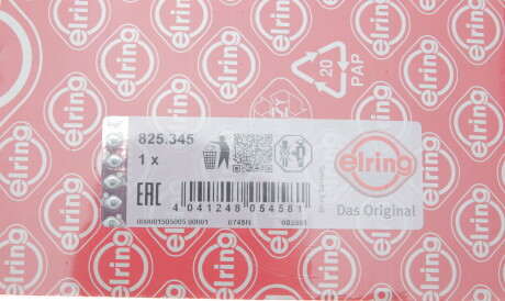 Фото 2 - Прокладка ГБК блока циліндрів ELRING 825.345 (825345)