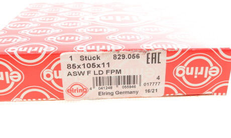 Фото 2 - Сальник колінвала ELRING 829.056 (829056)