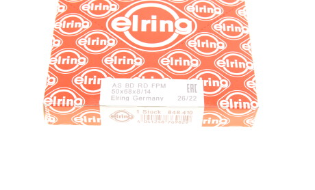 Фото 5 - Сальник коленвала ELRING 848.410 (848410)