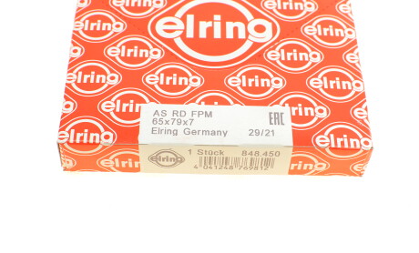 Фото 5 - Сальник колінвала ELRING 848.450 (848450)