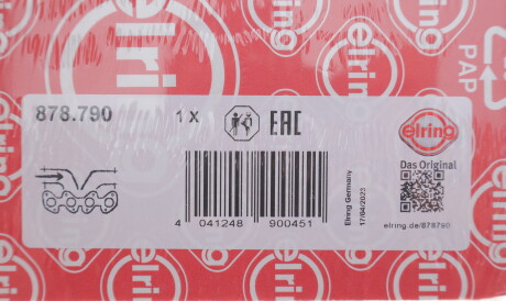 Фото 2 - Прокладка впускного колектора ELRING 878.790 (878790)
