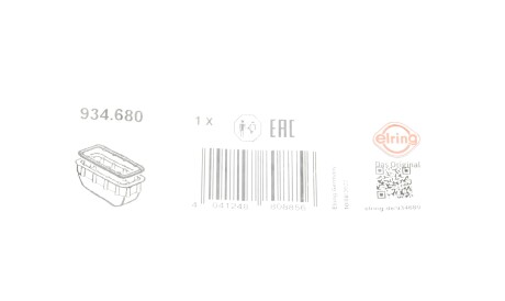 Фото 2 - Прокладка КПП ELRING 934.680 (934680)