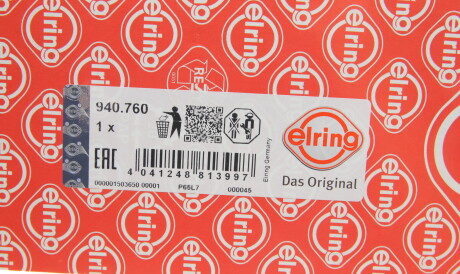 Фото 2 - Прокладка ГБЦ головки блока ELRING 940760