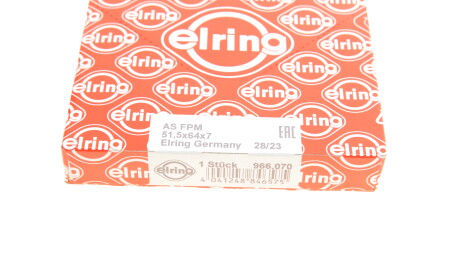 Фото 3 - Сальник коленвала ELRING 966070