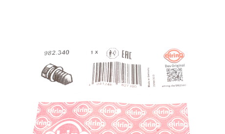 Фото 2 - Пробка масляного піддону ELRING 982.340 (982340)