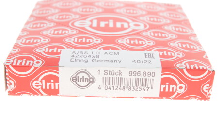 Фото 4 - Сальник трансмісії ELRING 996.890 (996890)