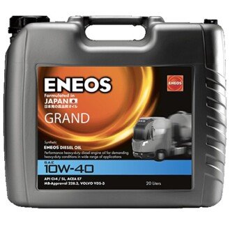 Моторна олива Grand 10W-40, 20 л - Eneos EU0048201N