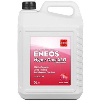 Антифриз-концентрат Hyper Cool XLR VW G12+ Concentrate -80°C червоний, 5л - Eneos EU0314295