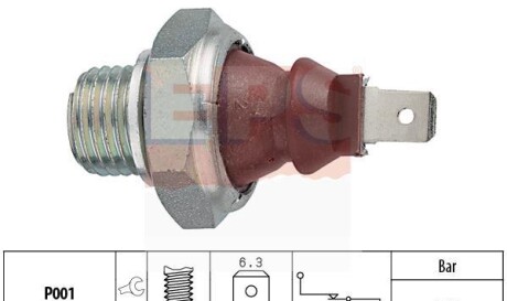 Датчик давления масла - EPS 1 800 023