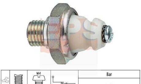 Датчик давления масла - (1277591, 70541200, 5508282) EPS 1 800 098