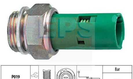 Датчик давления масла - (7700845214, 7700834918, M851148) EPS 1 800 110