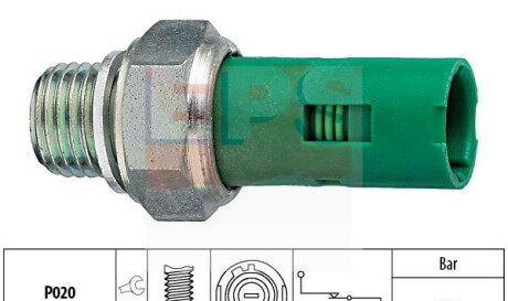 Датчик давления масла - (04400194, 04433882, 2524000QAA) EPS 1 800 131