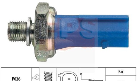 Датчик давления масла - (95VW9278DA, 028919081G, 6M219278DA) EPS 1 800 133