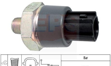 Датчик давления масла - (252404M40E, 252404M400, 4418658) EPS 1 800 166