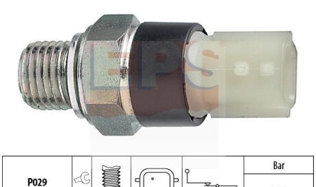 Датчик давления масла - (8200359627, 2524000QAH, 2524000Q0A) EPS 1 800 178