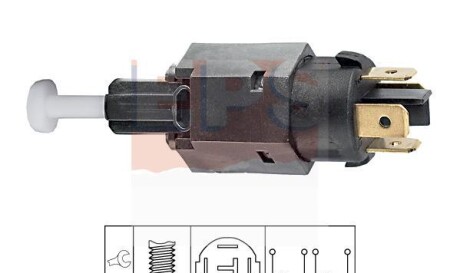 Выключатель стоп-сигнала - (1240551, 1240592, 4233342) EPS 1 810 065