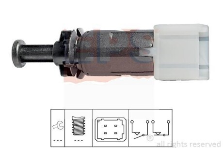 Датчик(4к-кта) зад.стоп Nissan Primastar/Renault M - (2532000QAA, 4404452, 4415882) EPS 1810149