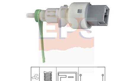 Выключатель стоп-сигнала - (46752843, 46512059, 500365771) EPS 1 810 159